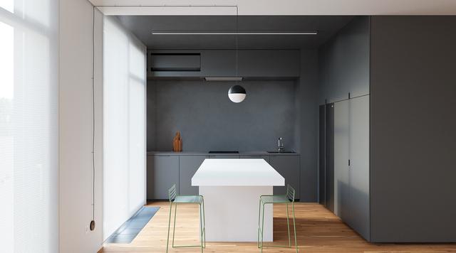 舒适的白色小公寓装修设计 小空间也可以很大很舒适