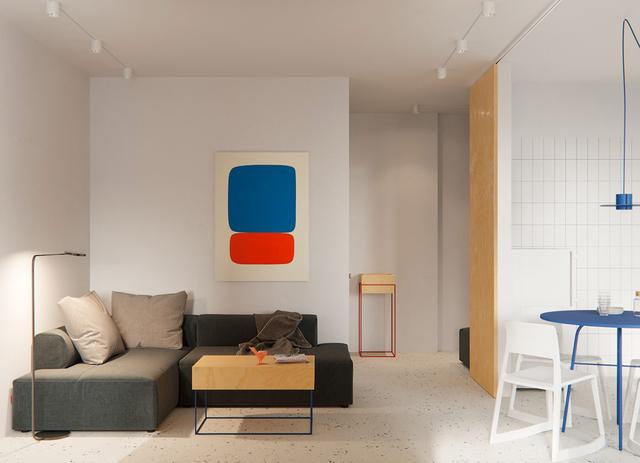 舒适的白色小公寓装修设计 小空间也可以很大很舒适