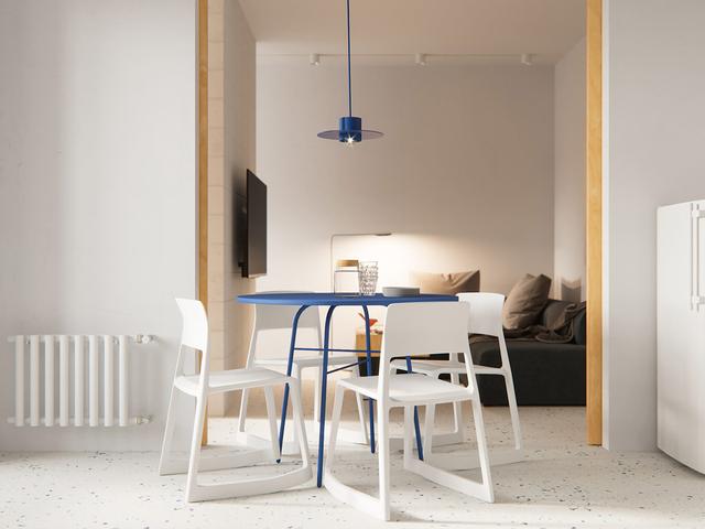 舒适的白色小公寓装修设计 小空间也可以很大很舒适