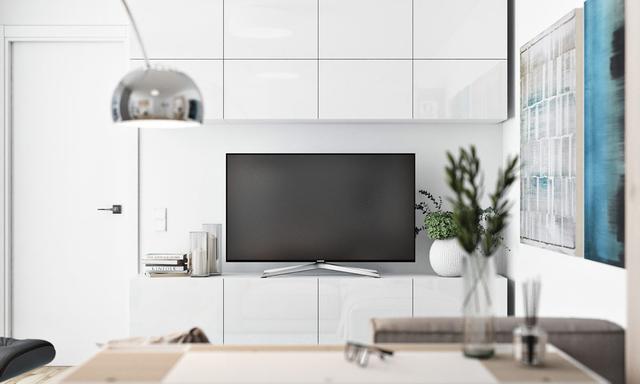 舒适的白色小公寓装修设计 小空间也可以很大很舒适