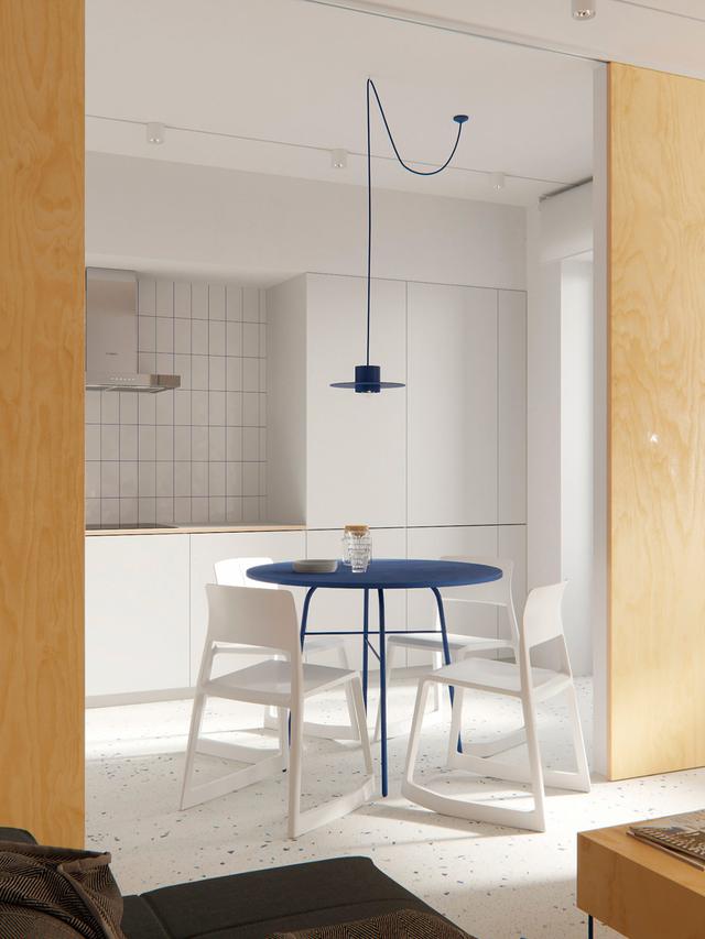 舒适的白色小公寓装修设计 小空间也可以很大很舒适