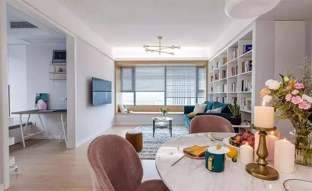 家装3室1厅装修效果图 家就应该是随处可见温馨舒适