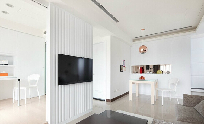 客厅隔断居然这么美